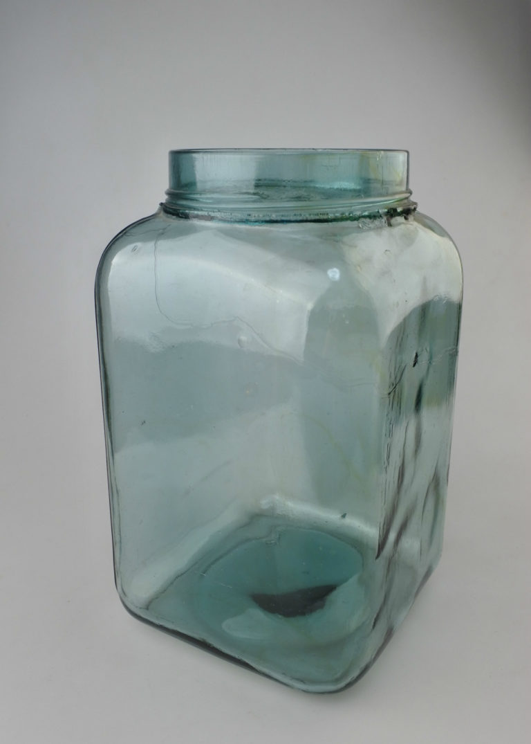 定期入れの 海苔瓶 ガラス瓶 アンティーク レトロ 2セット