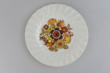 【ビンテージ】1980’ｓ イギリス製MYOTT（ミヨット）Festivalシリーズケーキ皿