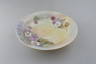 【ビンテージ・アンティーク】ドイツ・ポーランド製 C.T. Altwasser Silesia（カール・ティールシュ アルトヴァッサー）中鉢18.5cm／手描き