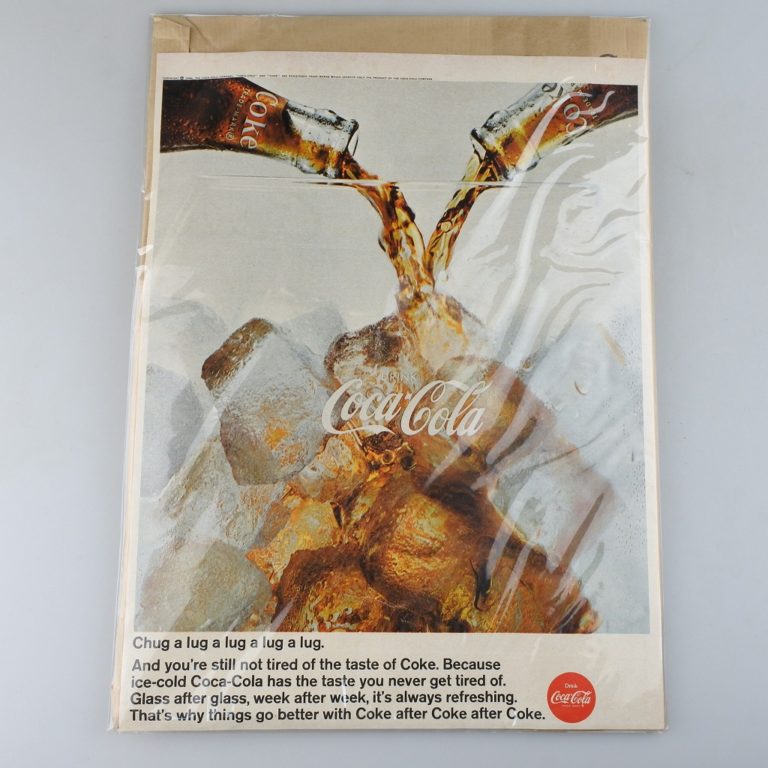 ビンテージ】1966's アメリカ コカコーラ雑誌切り抜き広告 オリジナル_