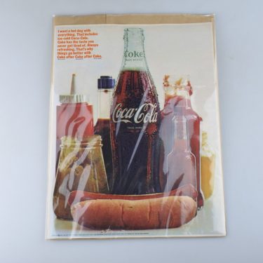 【ビンテージ】1966’s アメリカ コカコーラ雑誌切り抜き広告 オリジナル_E