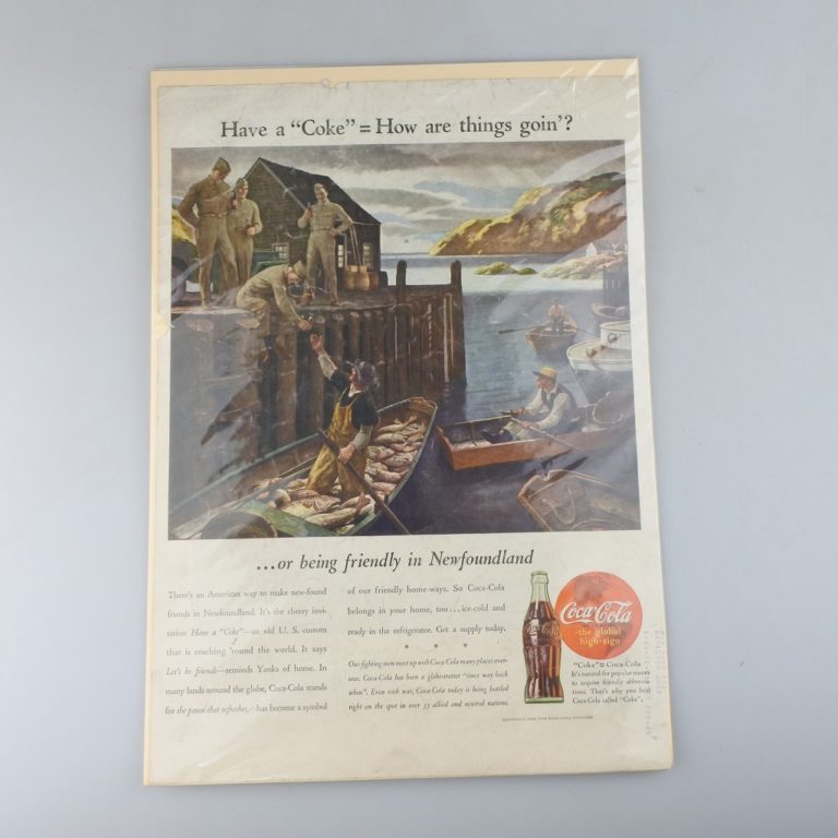 ビンテージ】1944's アメリカ コカコーラ雑誌切り抜き広告 オリジナル_