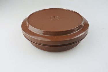 【ビンテージ】日本製Tupperware（タッパーウェア） シールアンドサーブ ブラウンＳ キャニスター 密閉容器